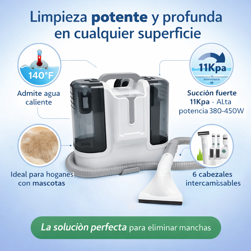 ASPIRADORA DE TAPICERÍA PORTÁTIL