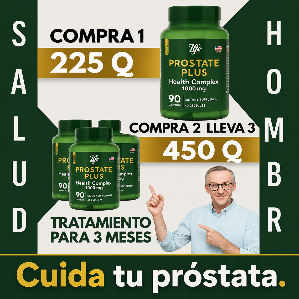PROSTATE PLUS (90 CAPSULAS)