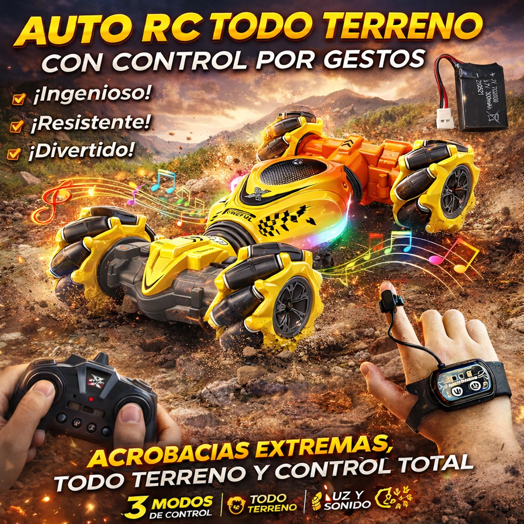 Coche Todoterreno Control a Mano