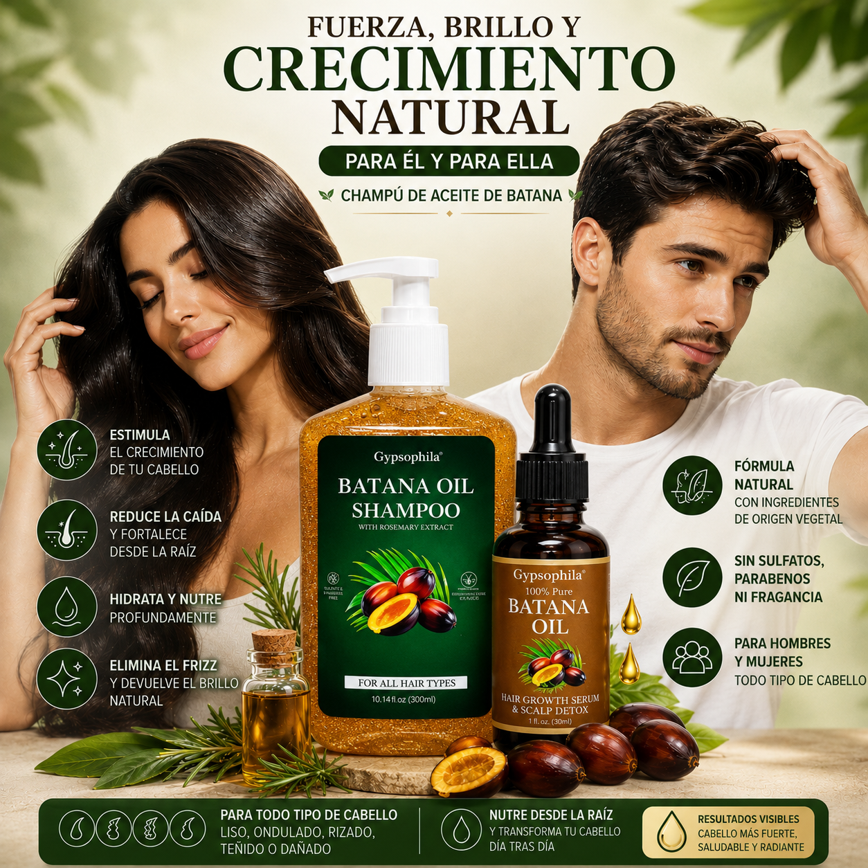 Aceite & Shampoo de Batana 100% NATURAL