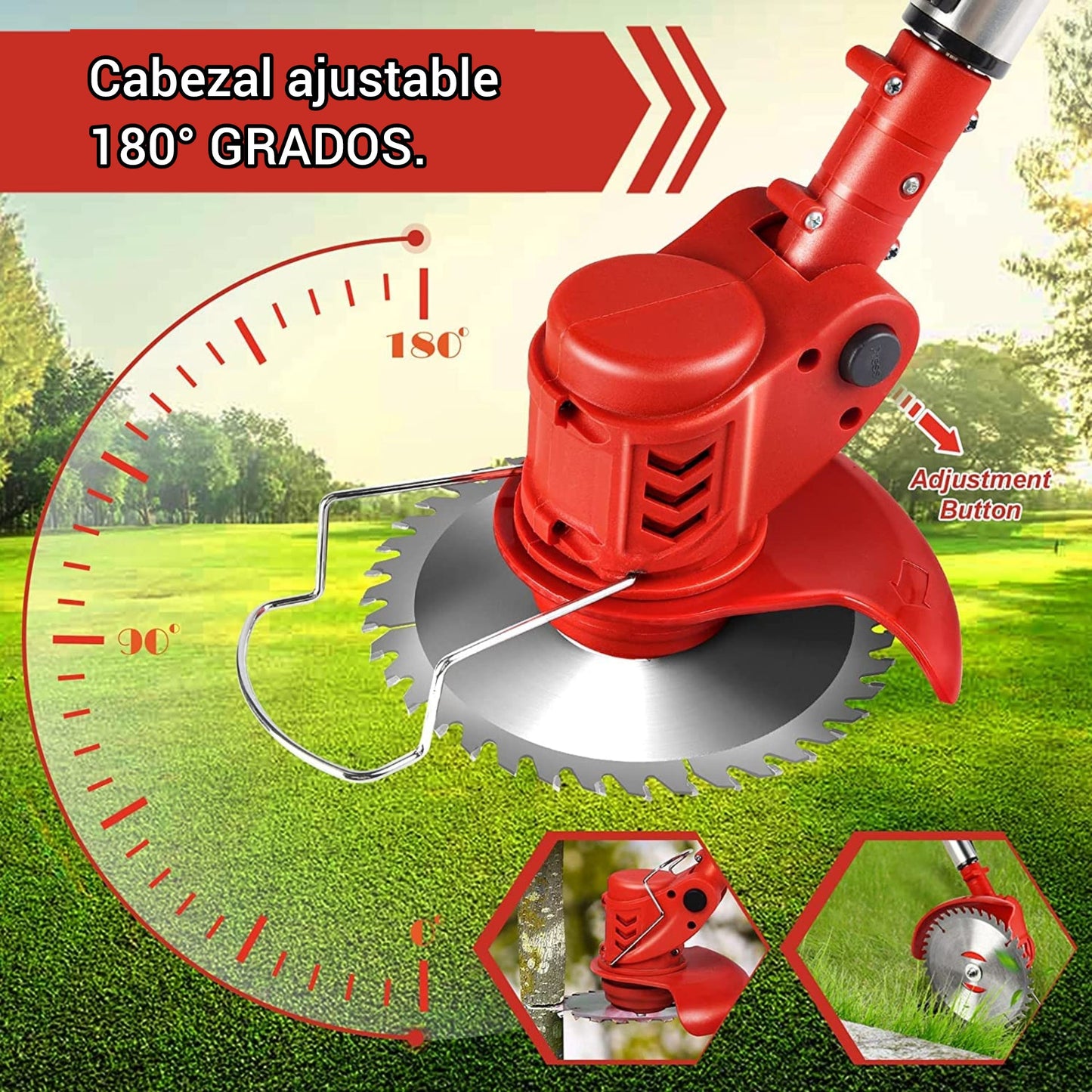 CORTA CESPED ELECTRICO PLEGABLE