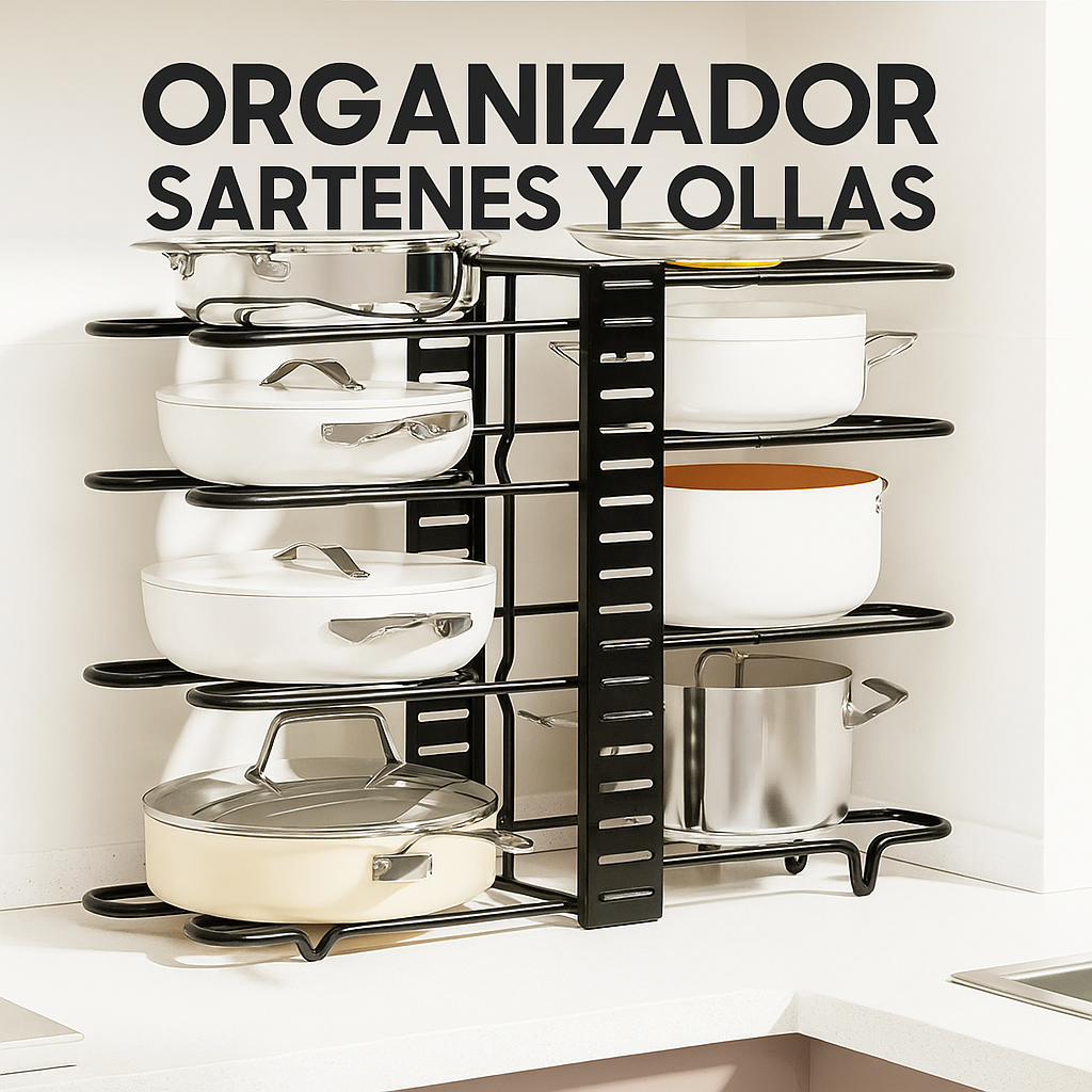 ORGANIZADOR DE OLLAS Y SARTENES
