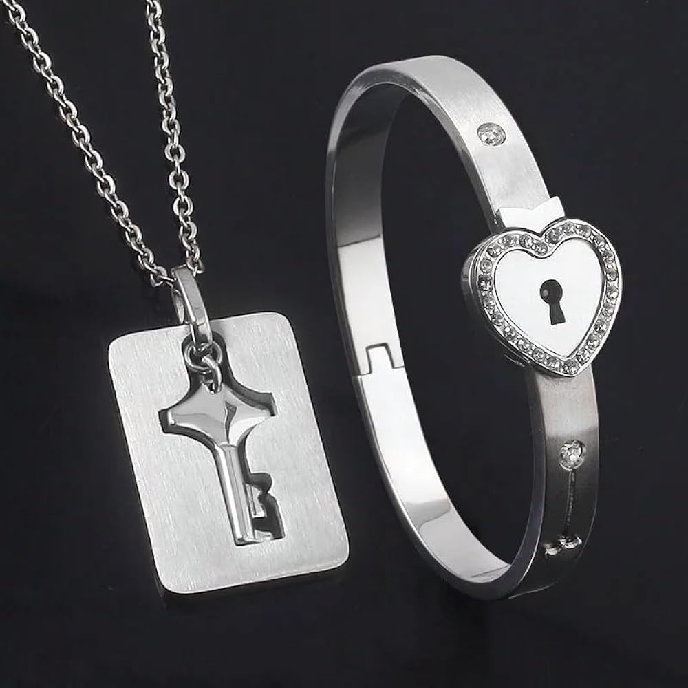 DUO PULSERA y Collar con LLAVE