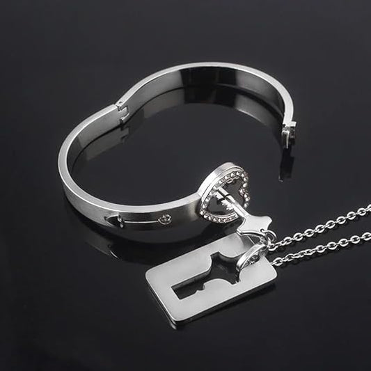 DUO PULSERA y Collar con LLAVE