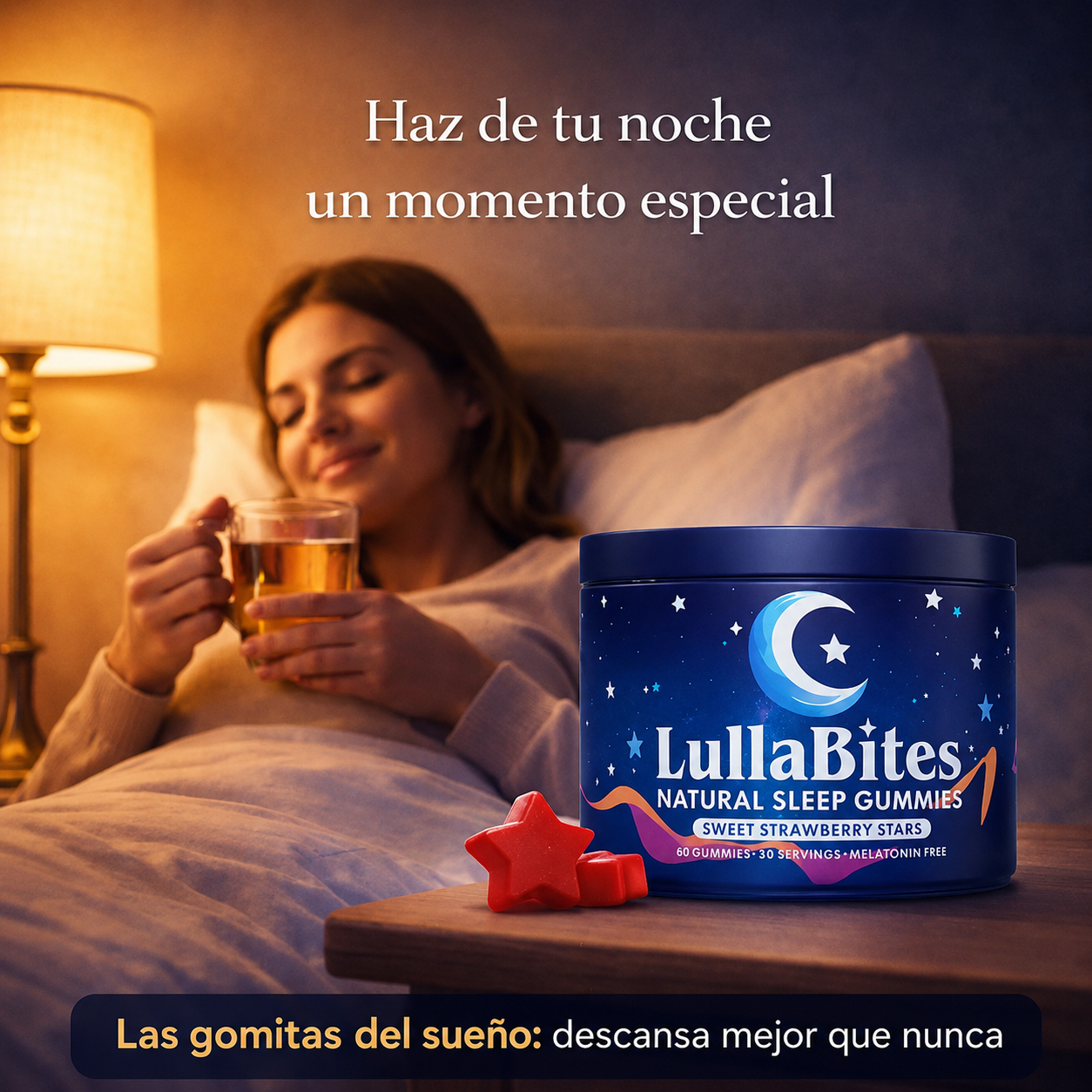 Lullabites Gomitas Naturales para Dormir