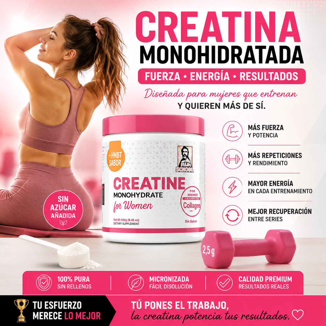 Creatina Monohidratada for Womens