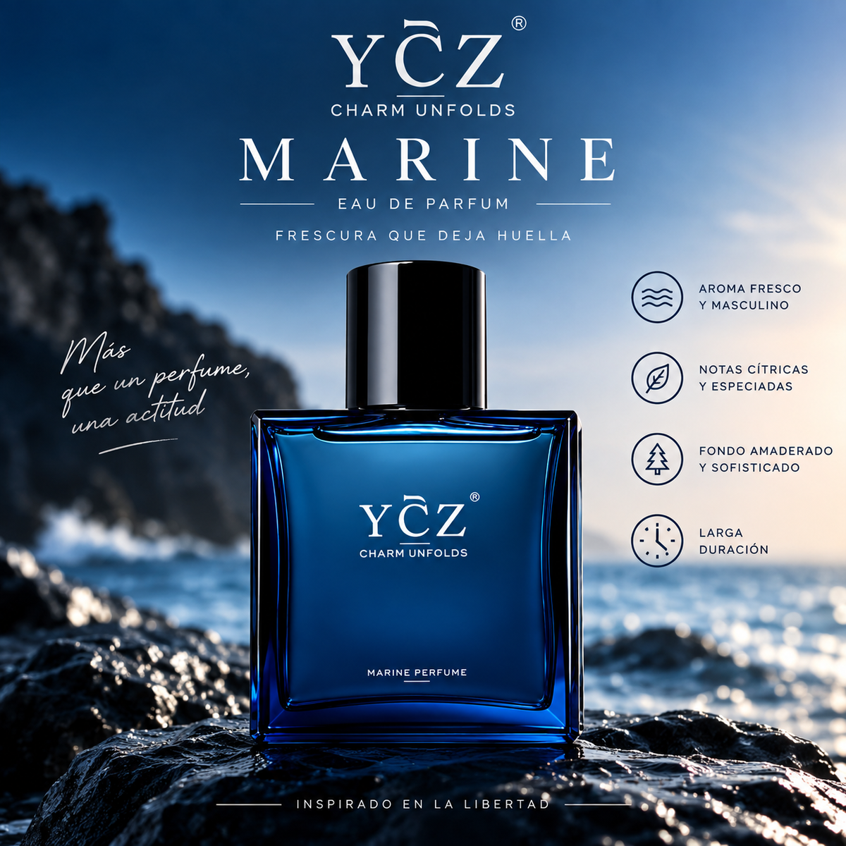 Ycz Charm Unfolds Marine Perfume (100 ML)