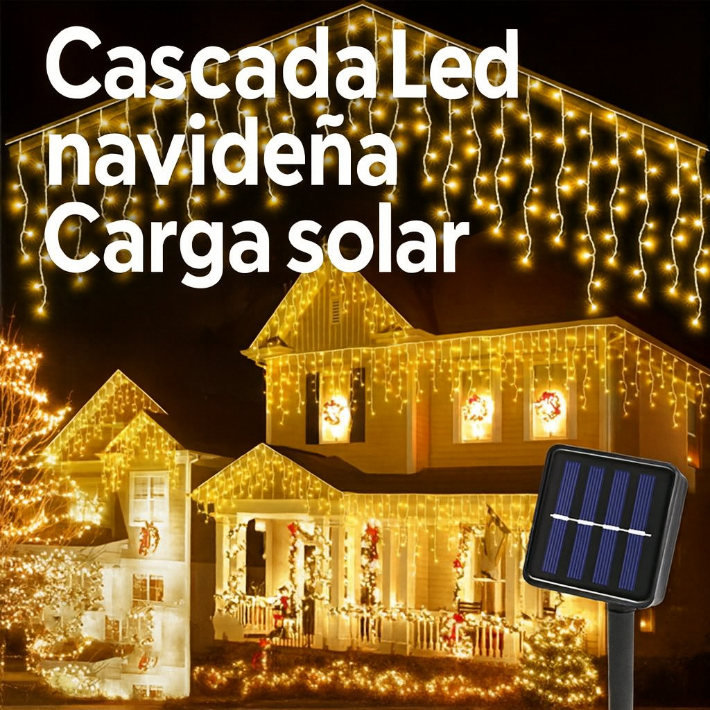 Cascada Led Navideña (12.5M)