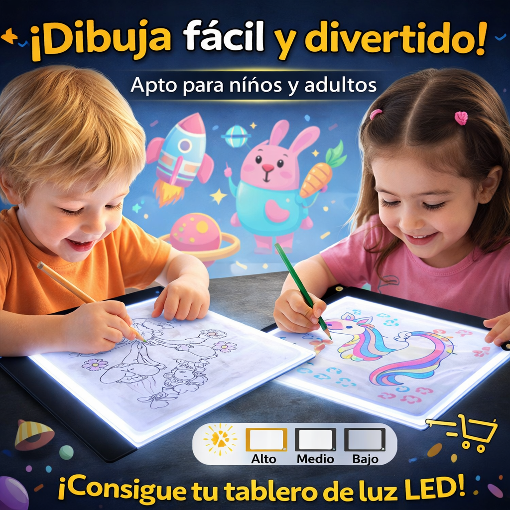 Tableta de Luz LED para dibujar