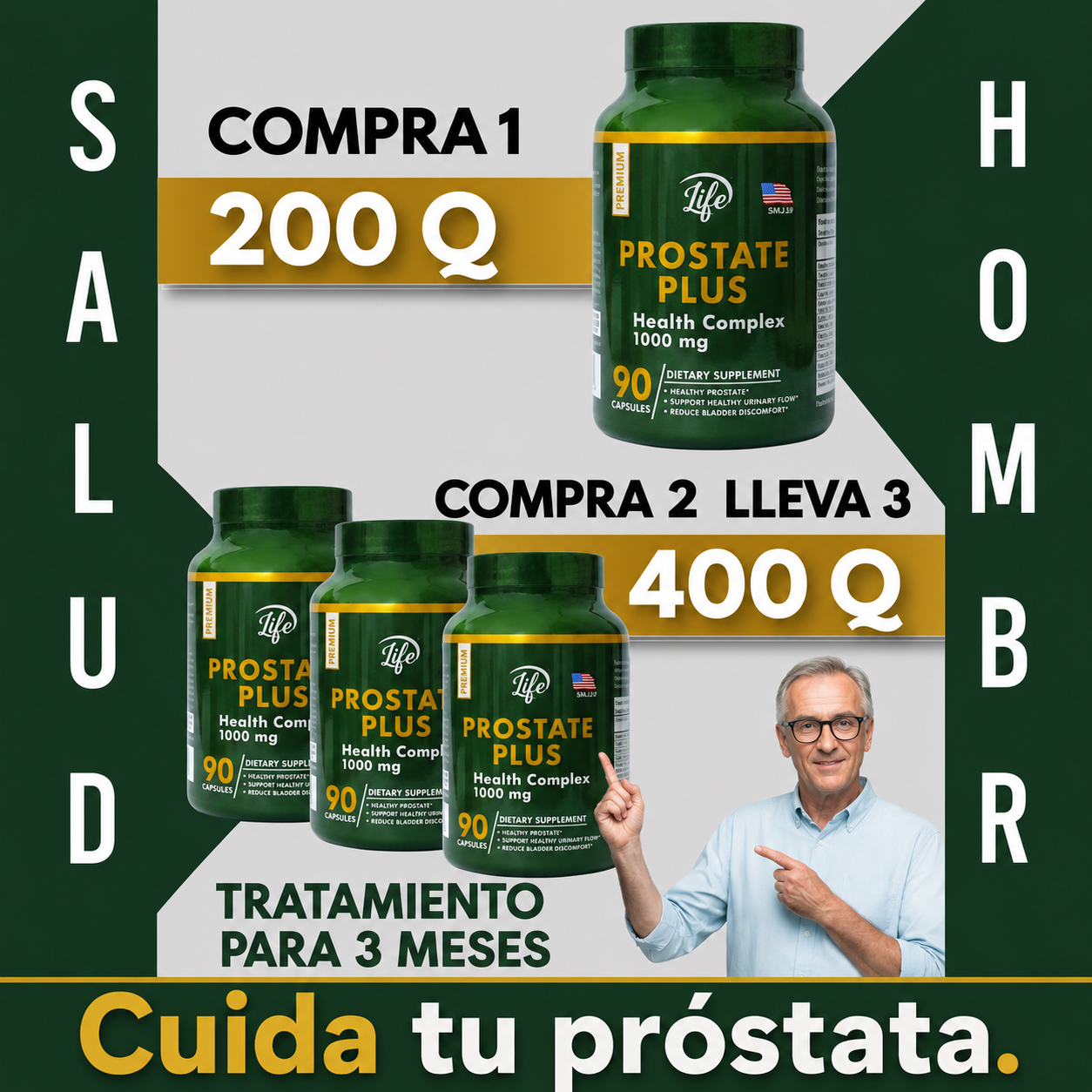 PROSTATE PLUS (90 CAPSULAS)