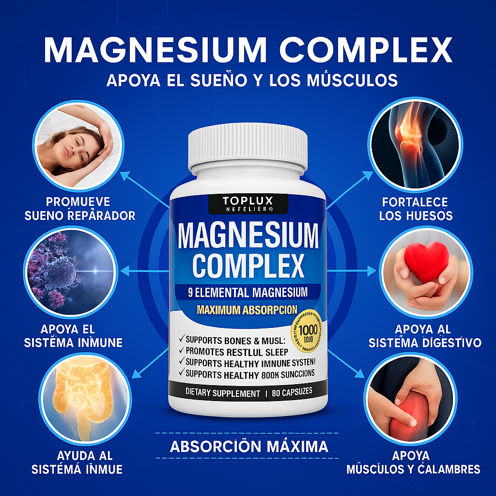 MAGNESIUM COMPLEX X 90 CAPSULAS