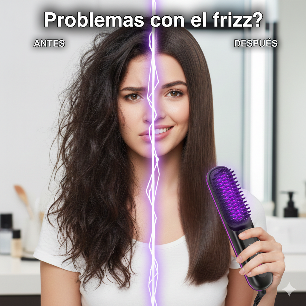 Cepillo Alisador Iónico