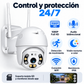 Cámara de Seguridad WiFi Exterior 1080P con Audio y Visión Nocturna