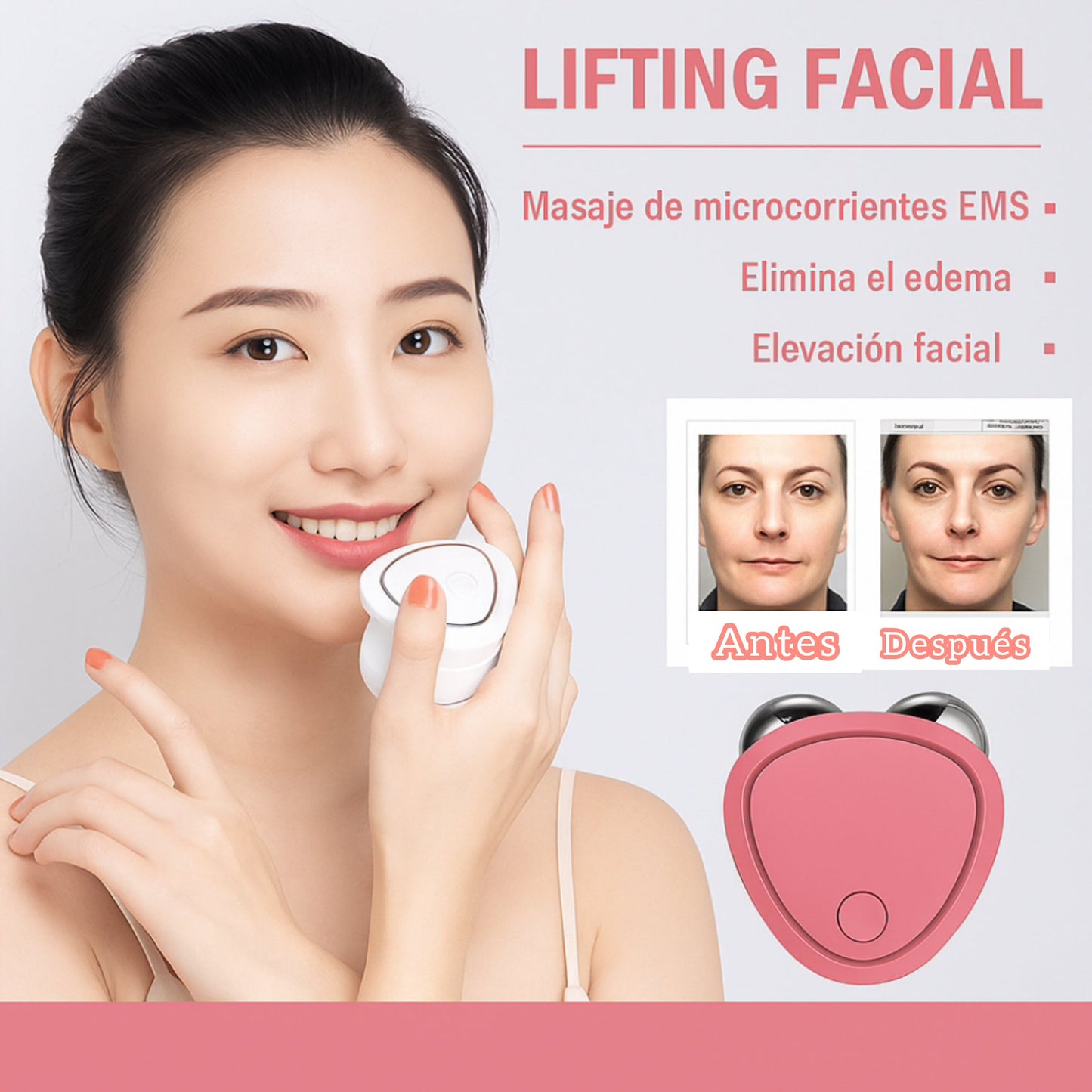 MASAJEADOR FACIAL MICROCORRIENTE