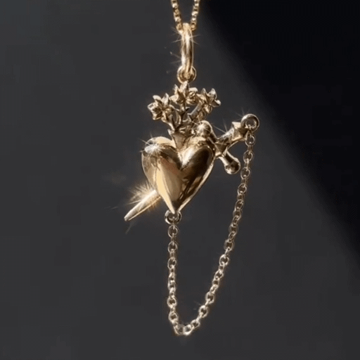 Collar Corazón y Espada