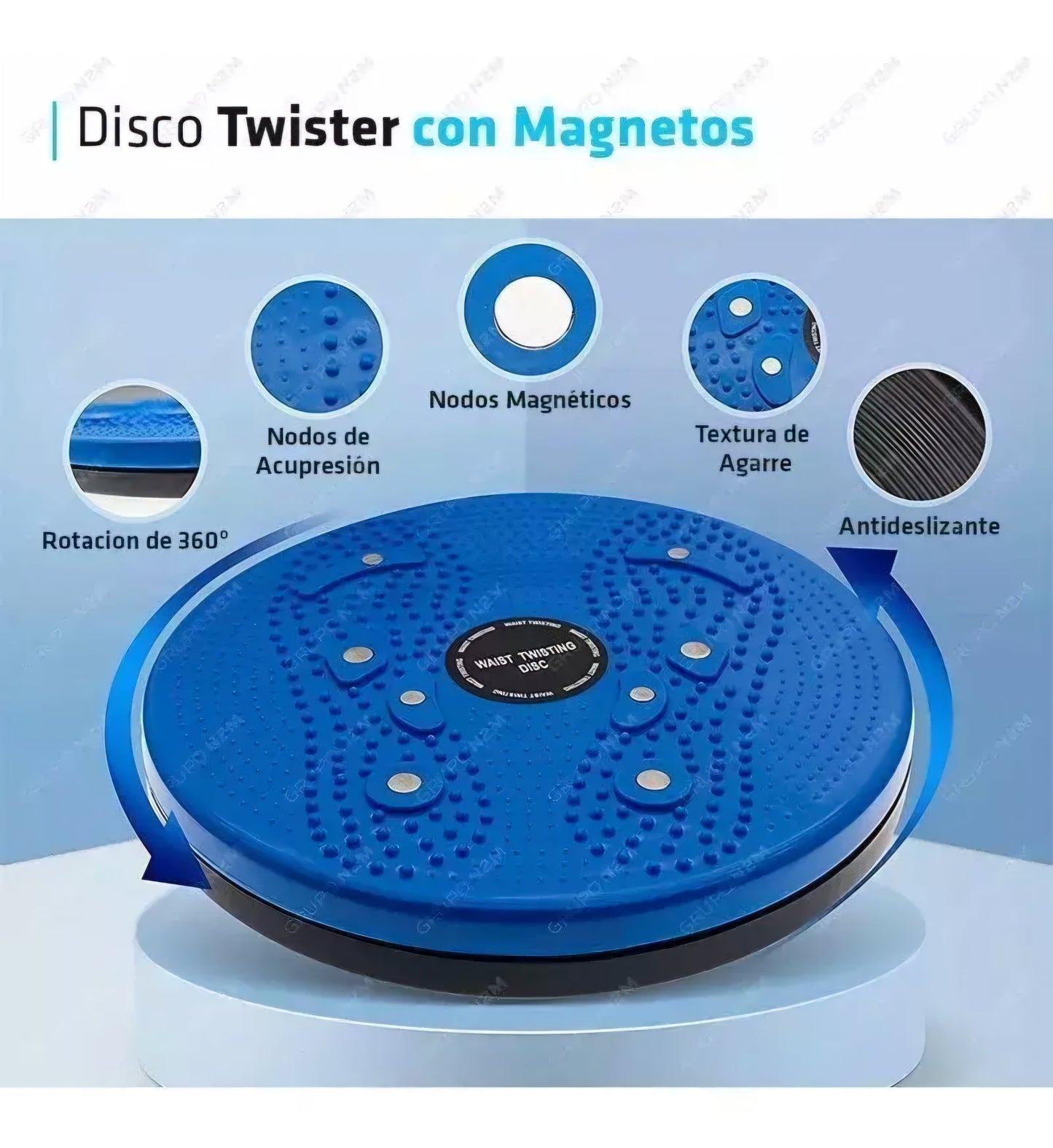 DISCO GIRATORIO PARA CINTURA