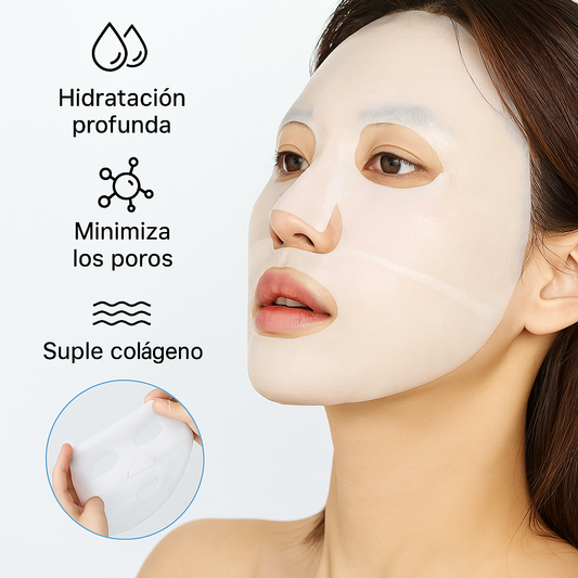 MASCARILLA DE COLÁGENO y Ácido Hialuronico (kit 5 unidades)