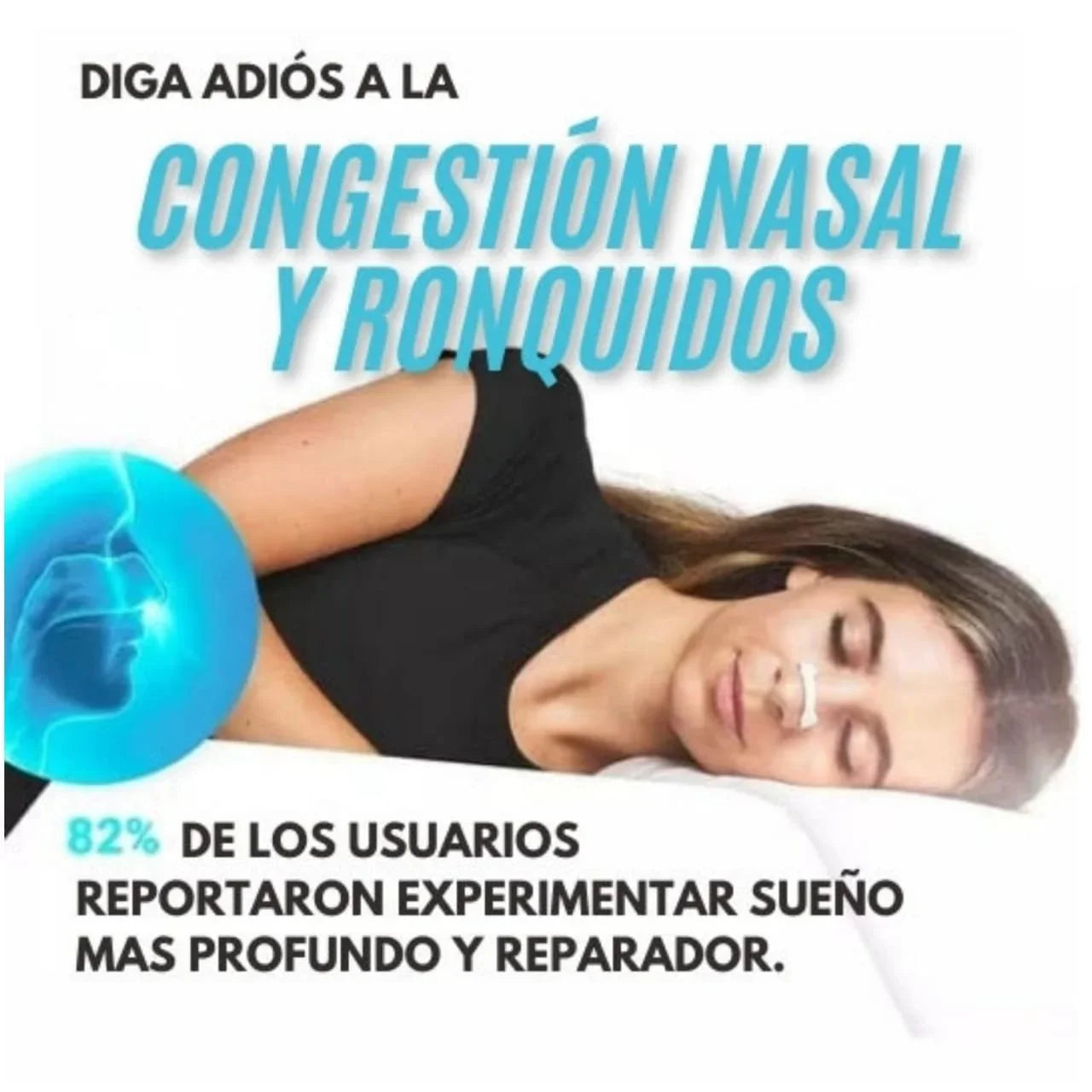 TIRAS MAGNETICAS ANTIRONQUIDOS/MEJORA LA RESPIRACIÓN